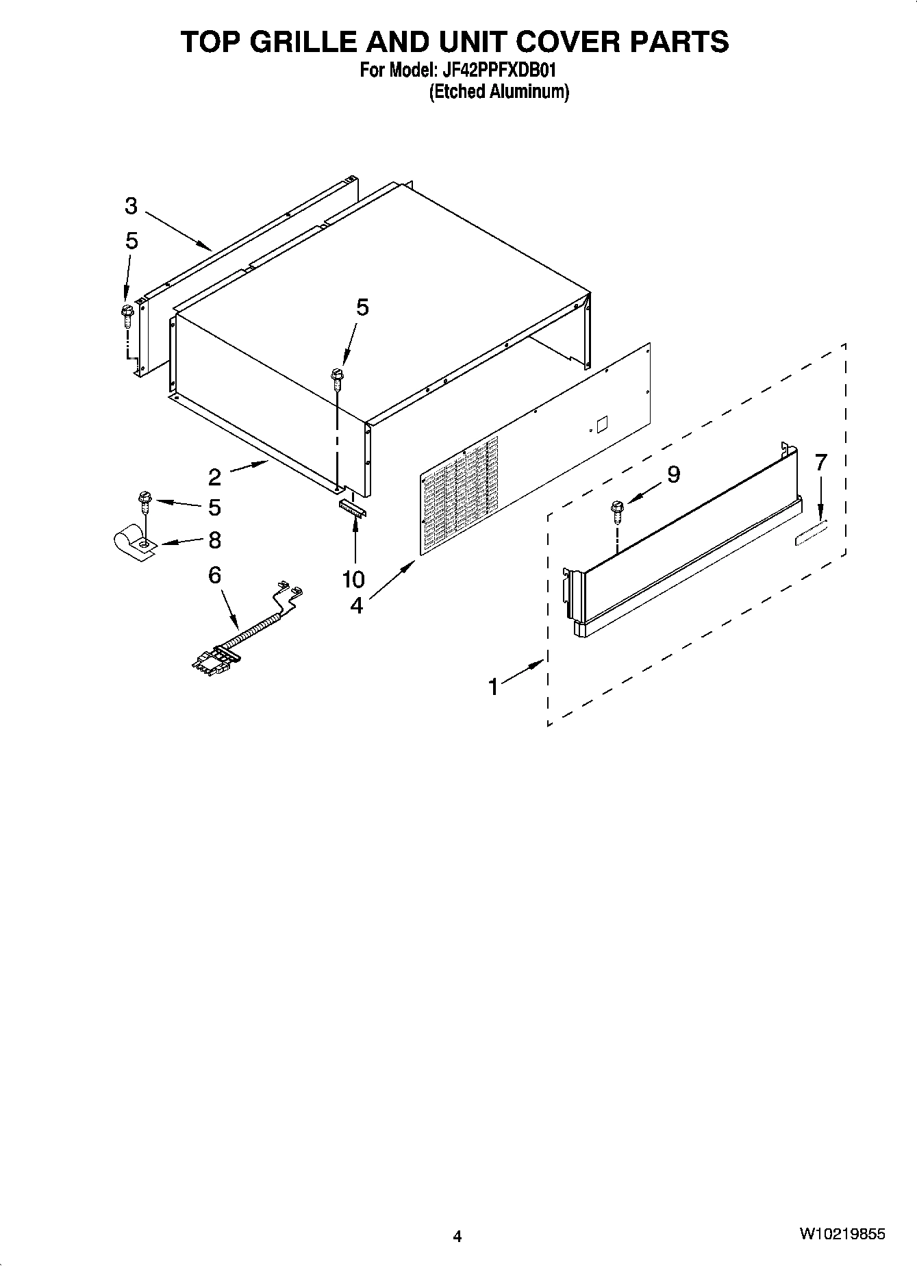 03 - TOP GRILLE AND UNIT COVER PARTS