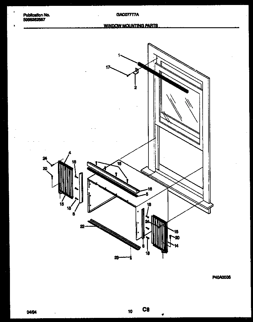 06 - WINDOW MOUNTING PARTS