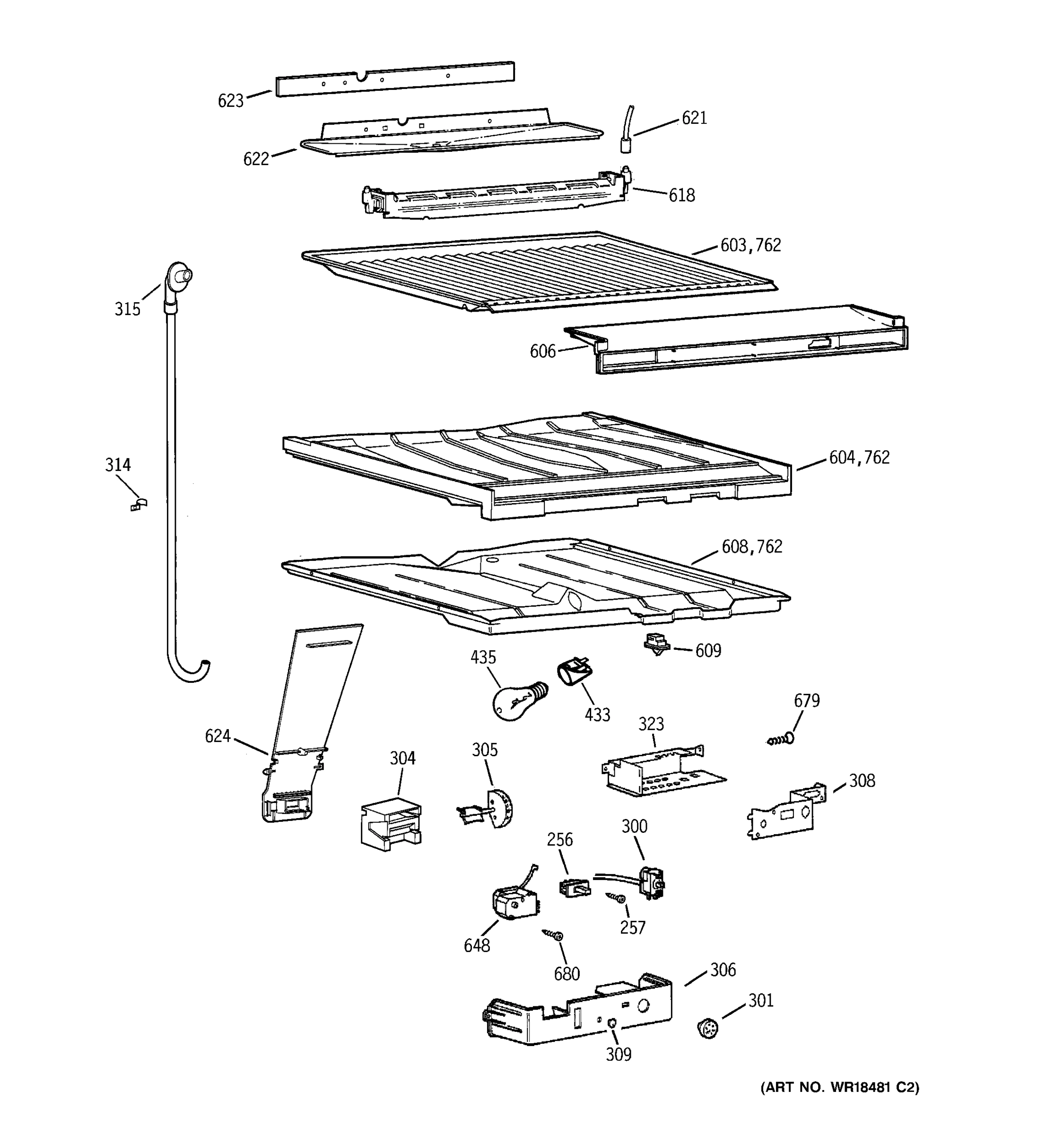 COMPARTMENT SEPARATOR PARTS