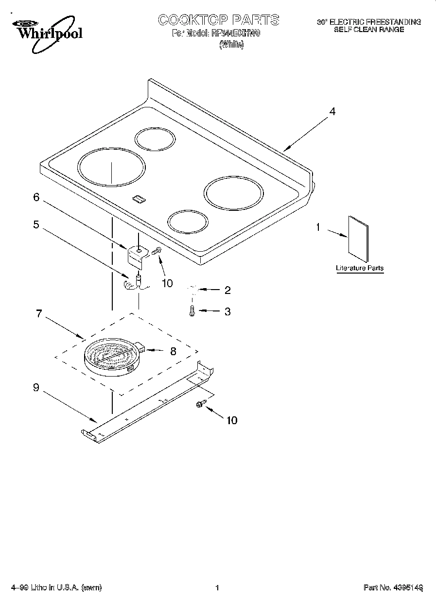 01 - COOKTOP, LITERATURE