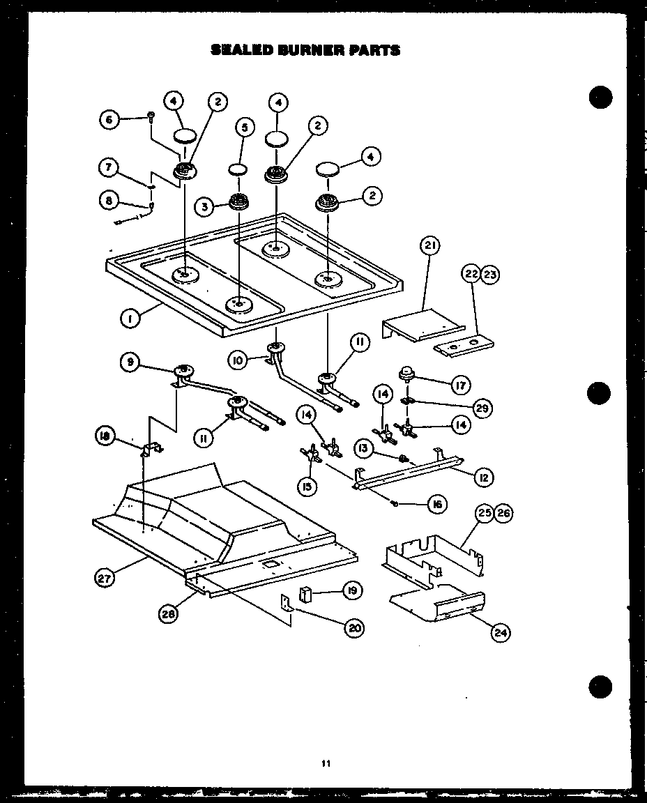 07 - SEALED BURNER PARTS