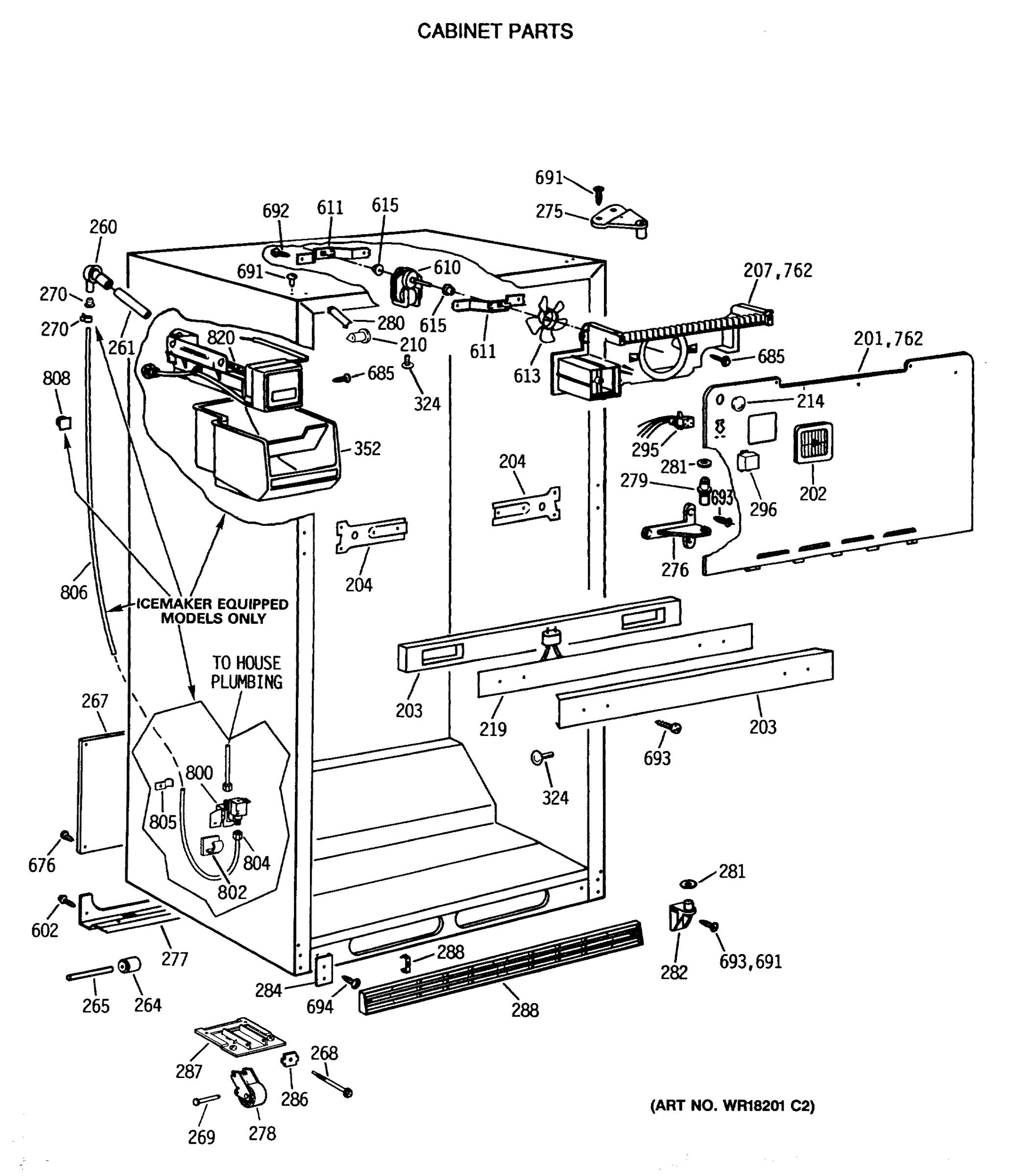 CABINET PARTS