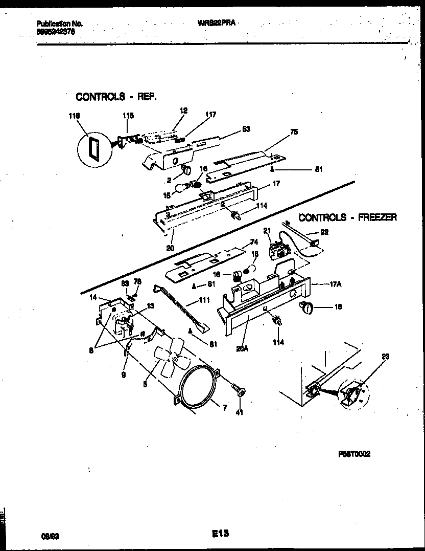 06 - REFRIGERATOR CONTROL ASSEMBLY, DAMP