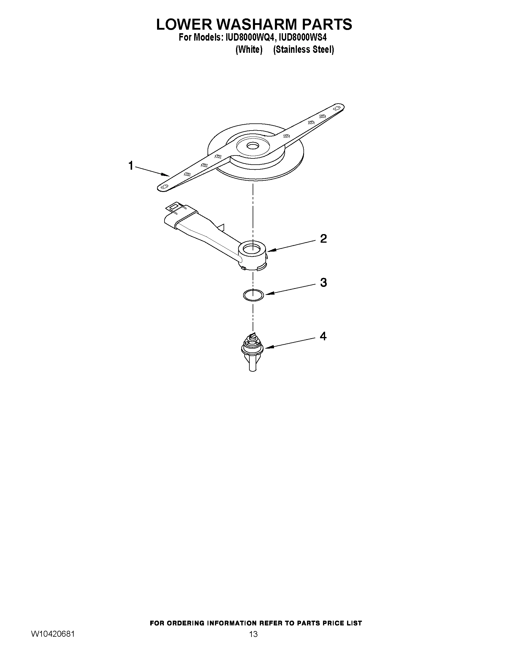 11 - LOWER WASHARM PARTS