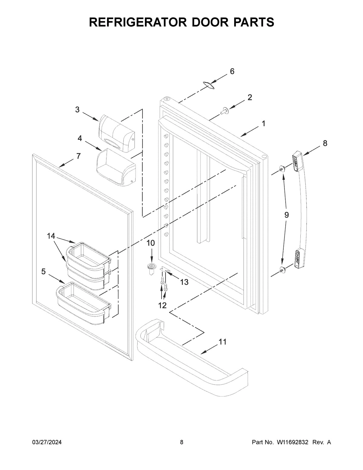 05 - REFRIGERATOR DOOR PARTS