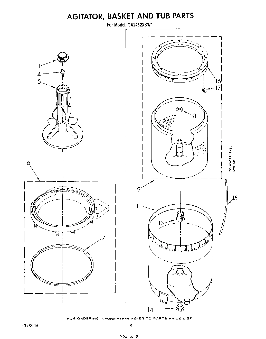 06 - AGITATOR, BASKET AND TUB