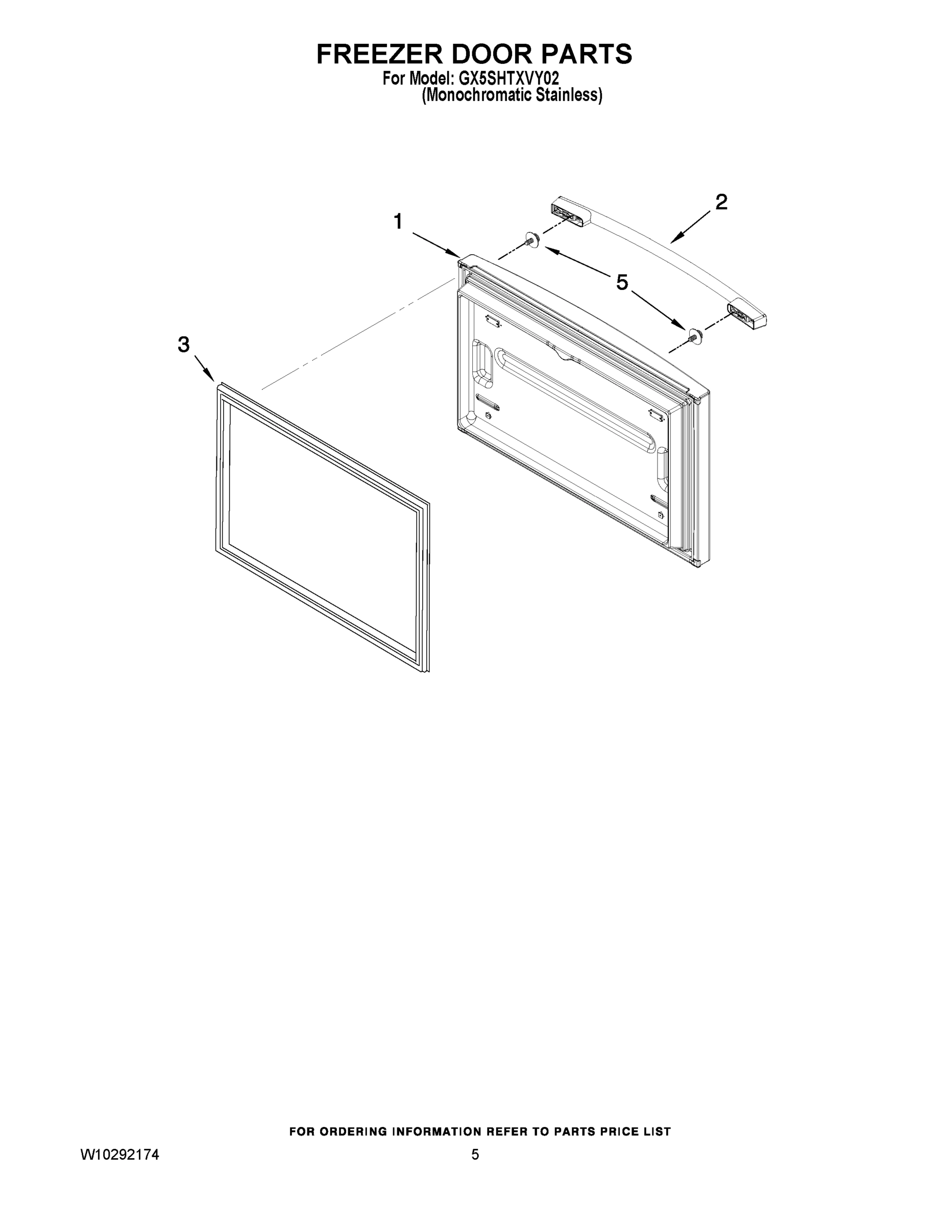 03 - FREEZER DOOR PARTS