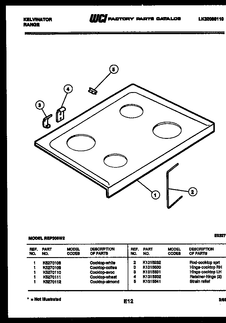 03 - COOKTOP PARTS