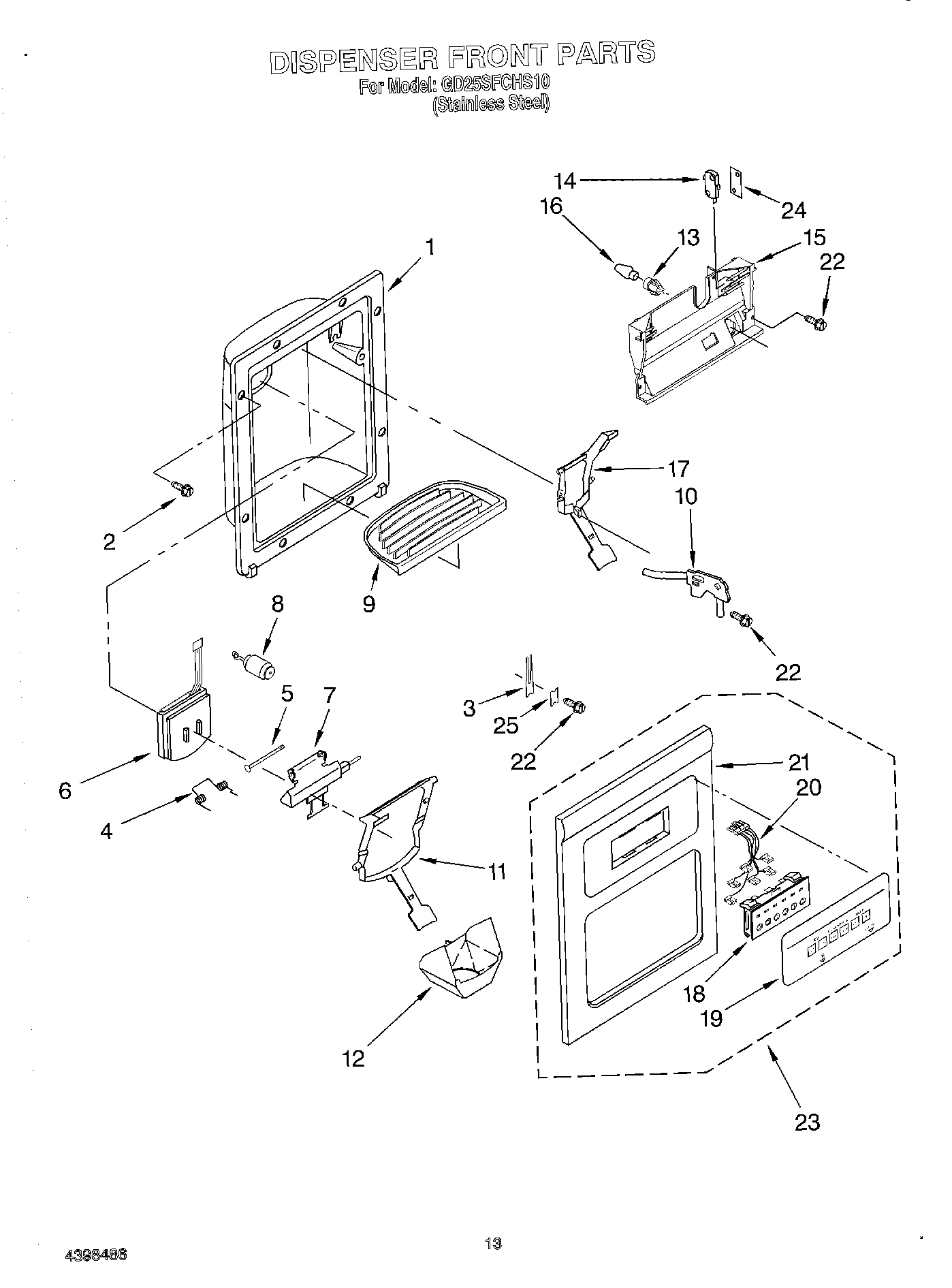 08 - DISPENSER FRONT
