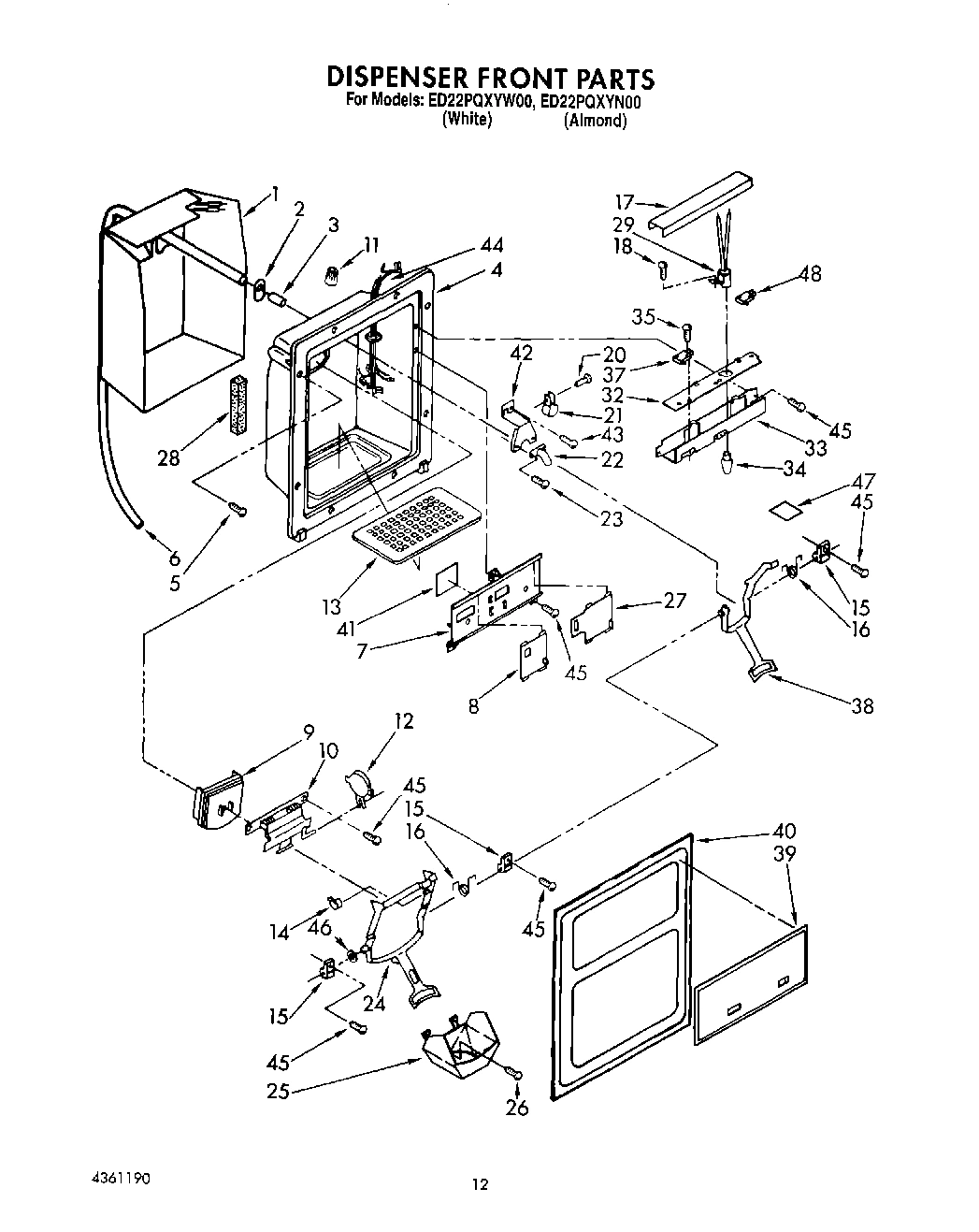 08 - DISPENSER FRONT