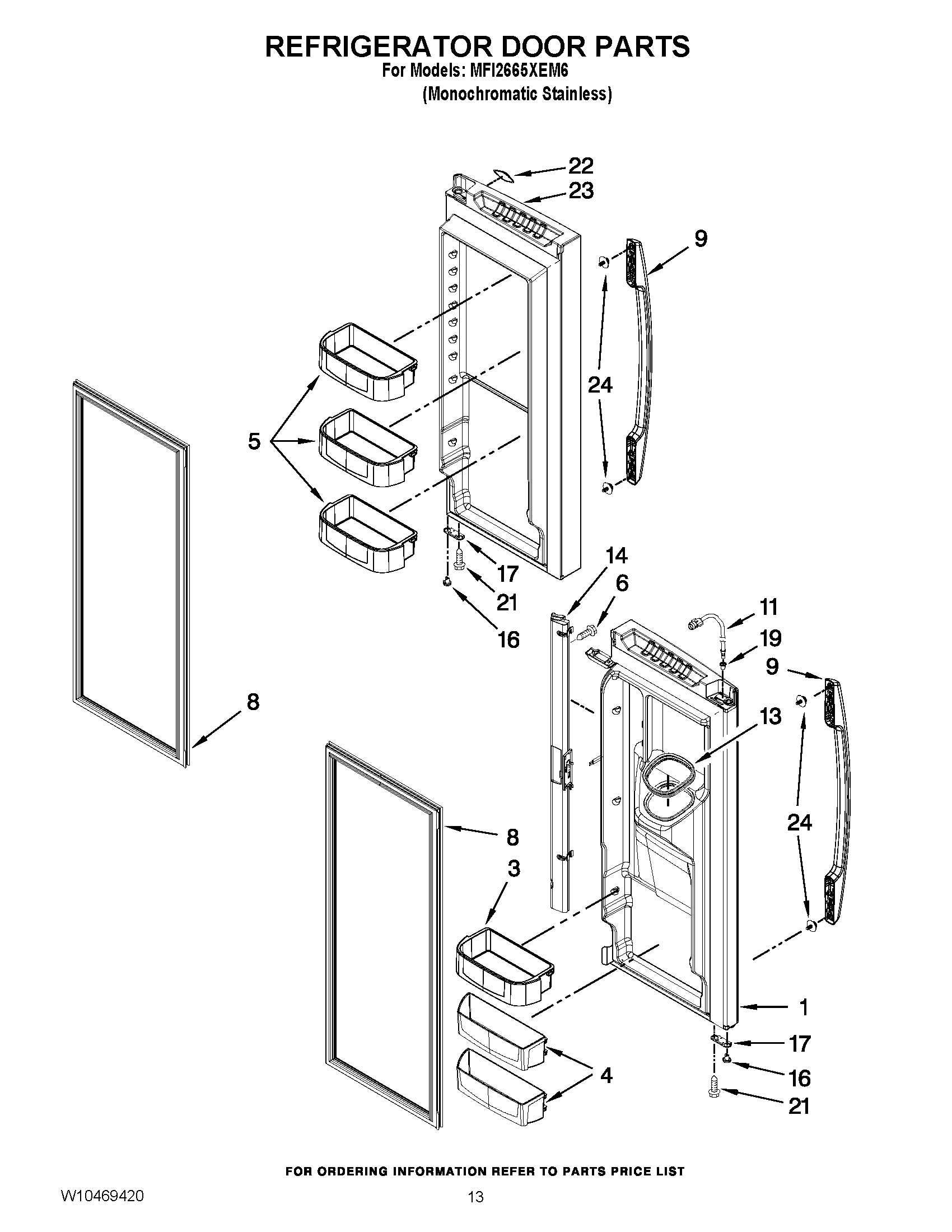 07 - REFRIGERATOR DOOR PARTS