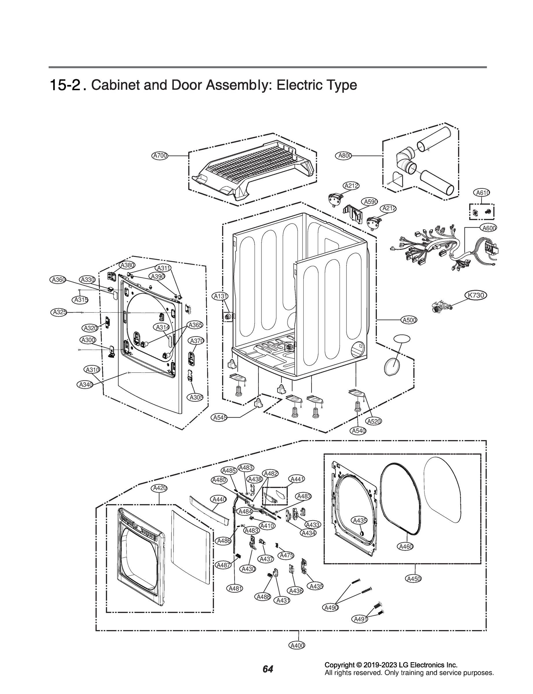 CABINET AND DOOR ASSEMBLY