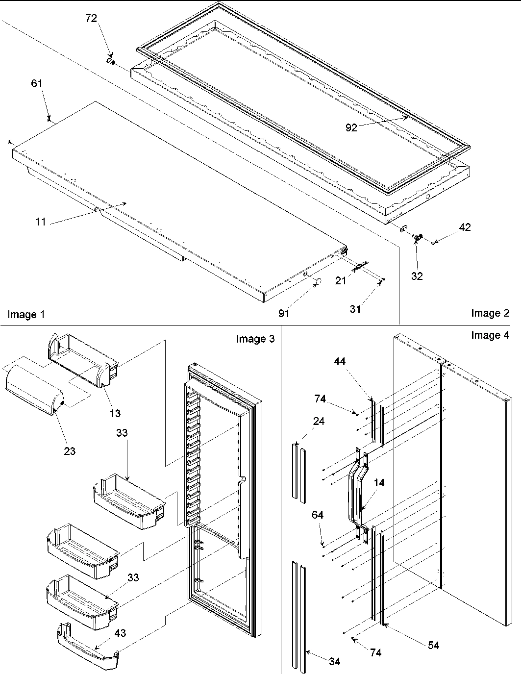 10 - Refrigerator Door Trim