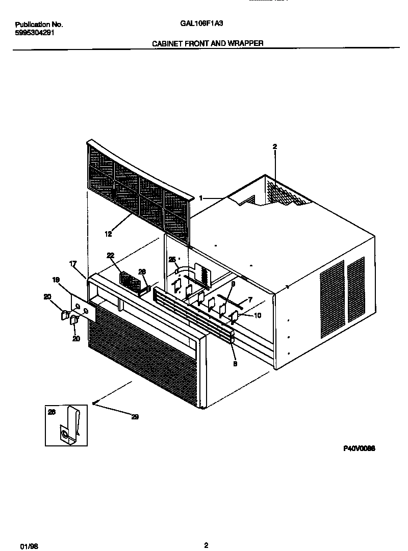 02 - CABINET FRONT AND WRAPPER