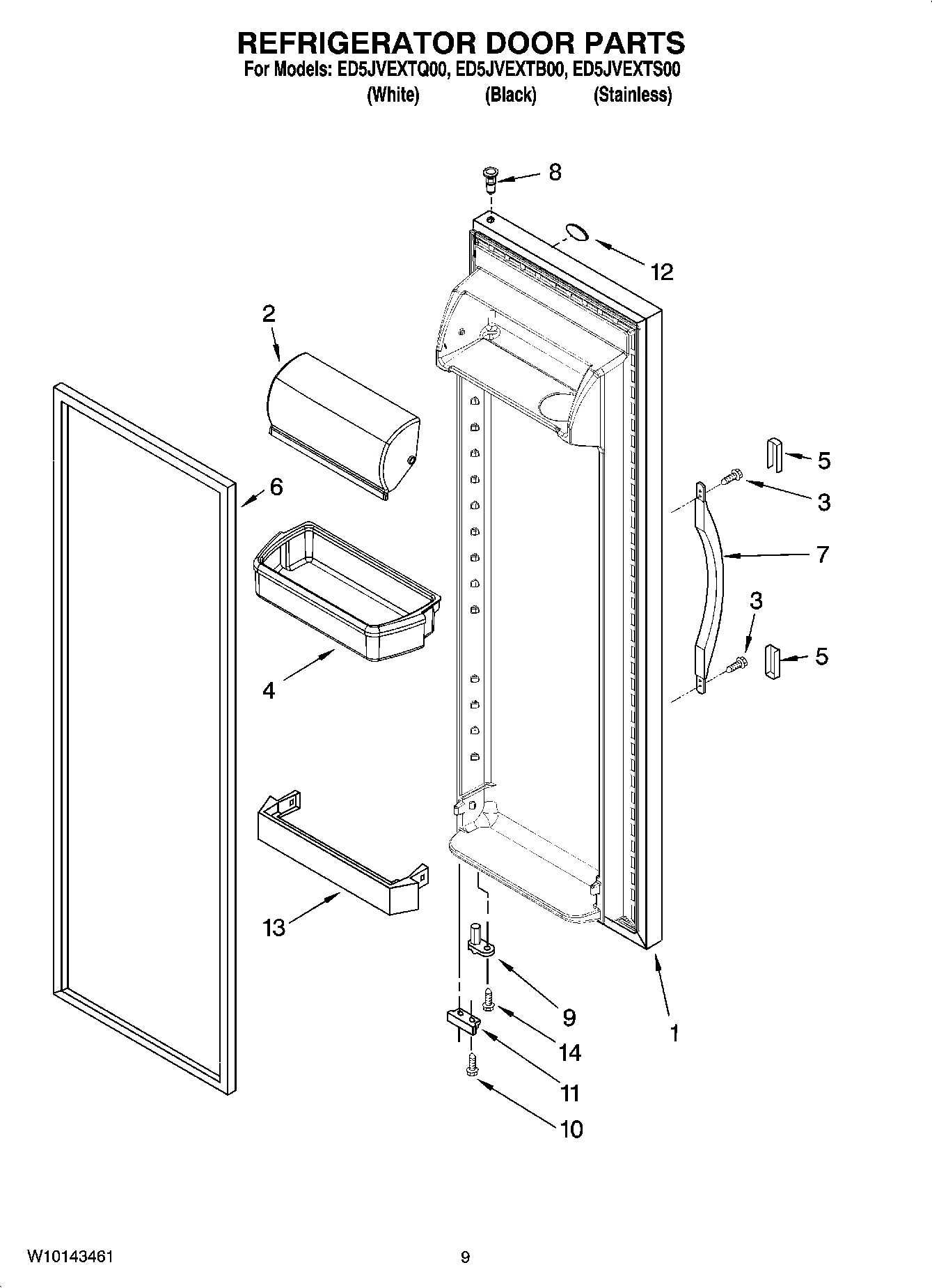 06 - REFRIGERATOR DOOR PARTS