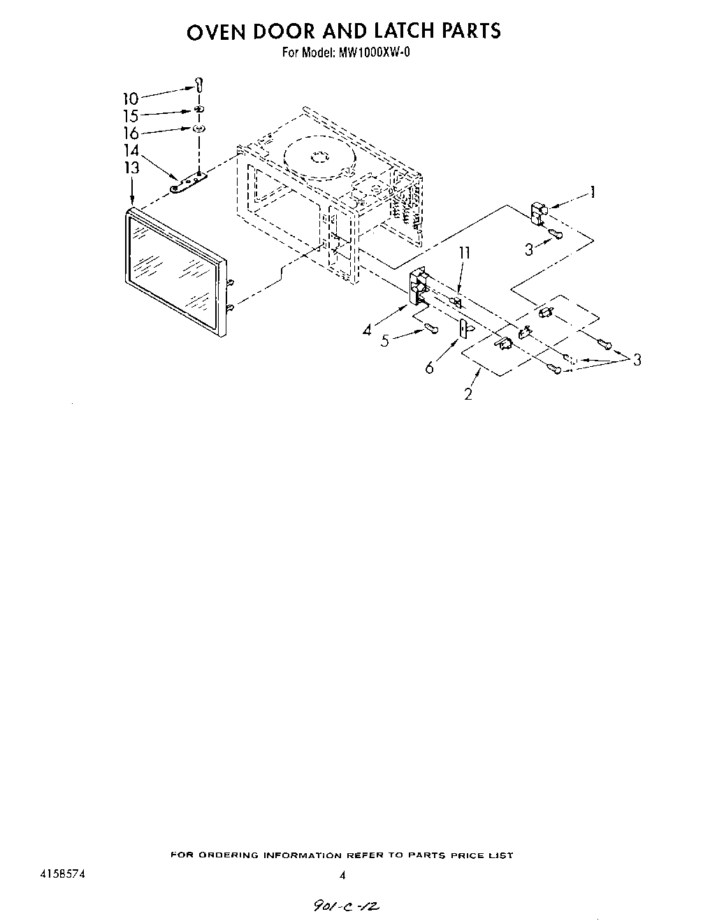 04 - OVEN DOOR AND LATCH