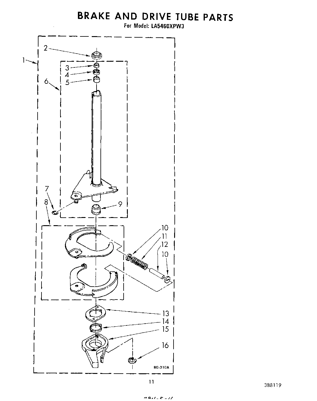 09 - BRAKE AND DRIVE TUB