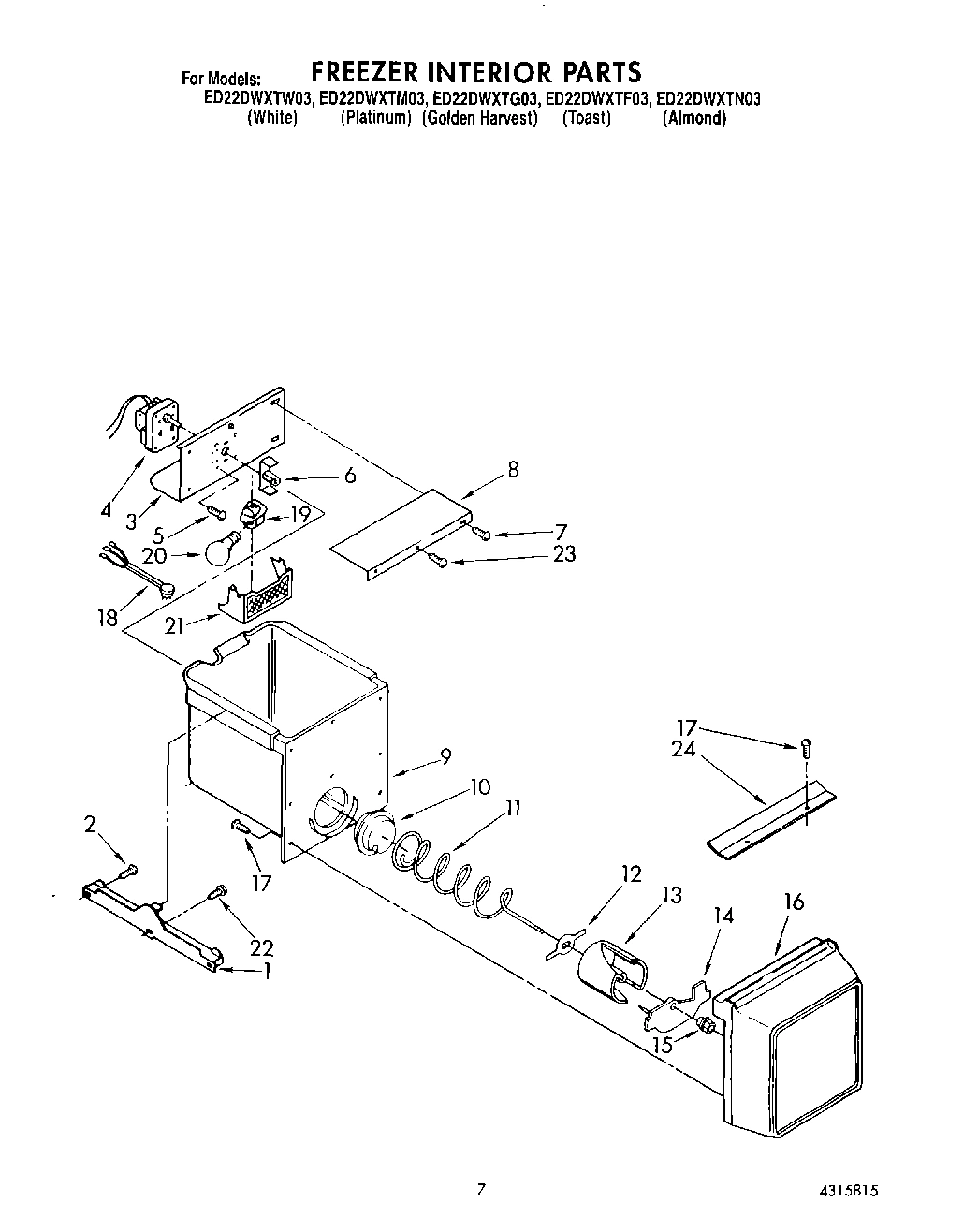 06 - FREEZER INTERIOR