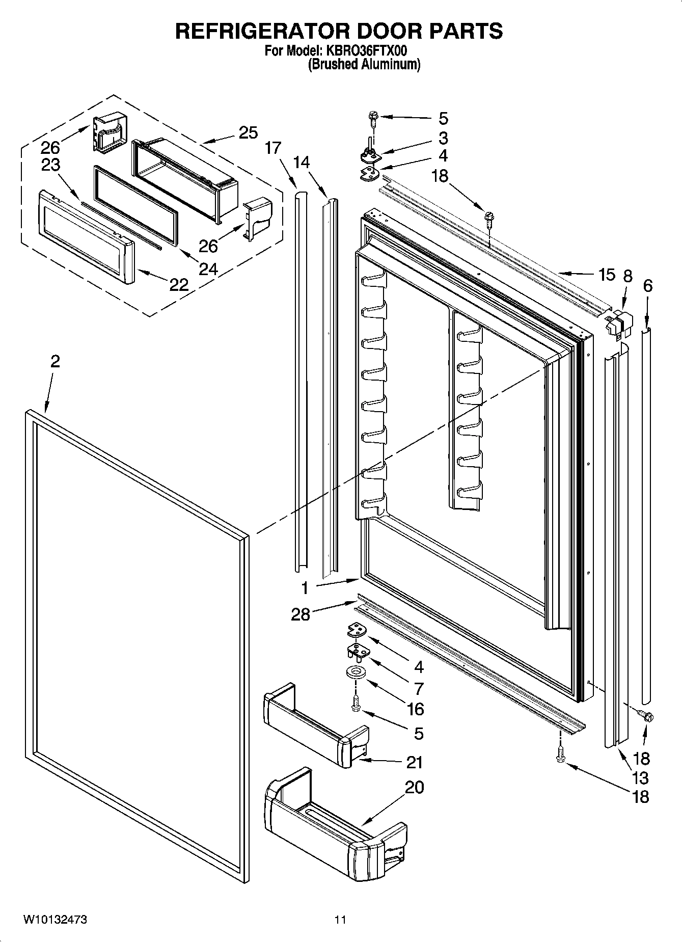 07 - REFRIGERATOR DOOR PARTS