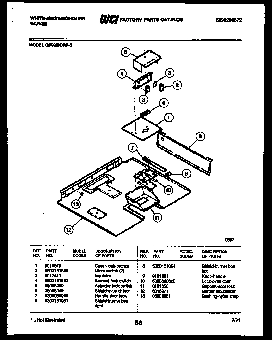 03 - BURNER BOX PARTS