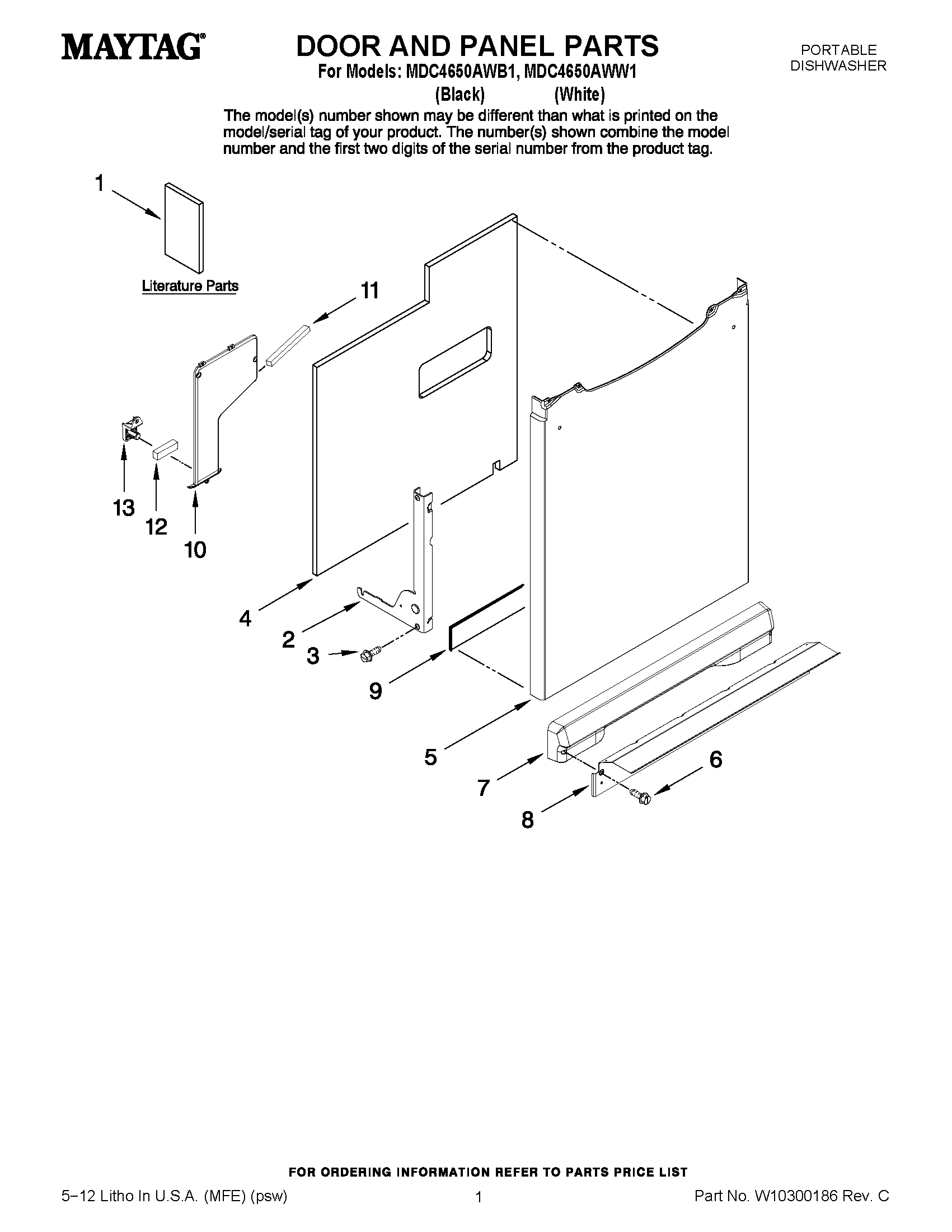01 - DOOR AND PANEL PARTS