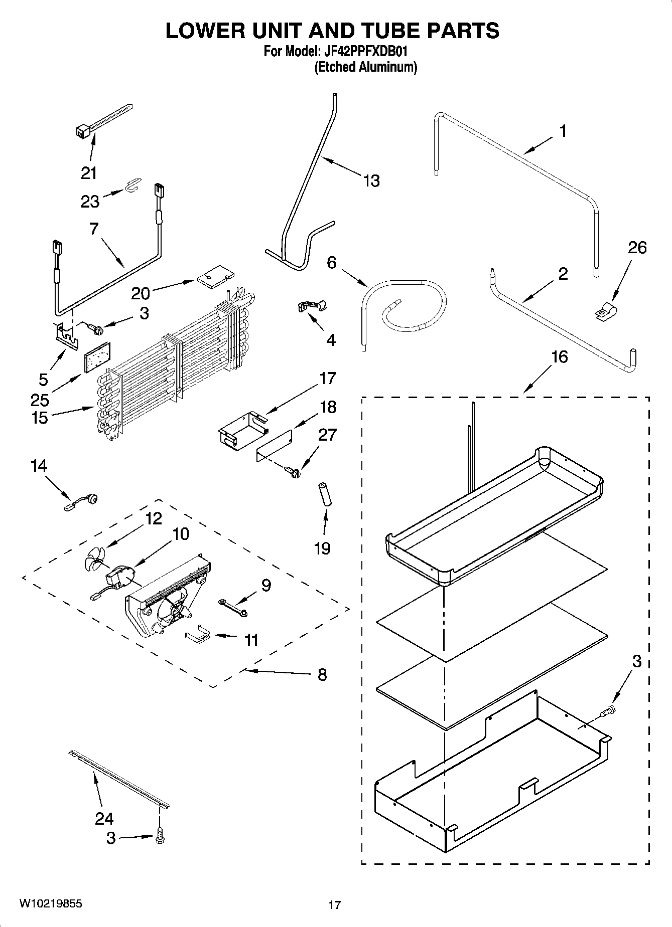 10 - LOWER UNIT AND TUBE PARTS