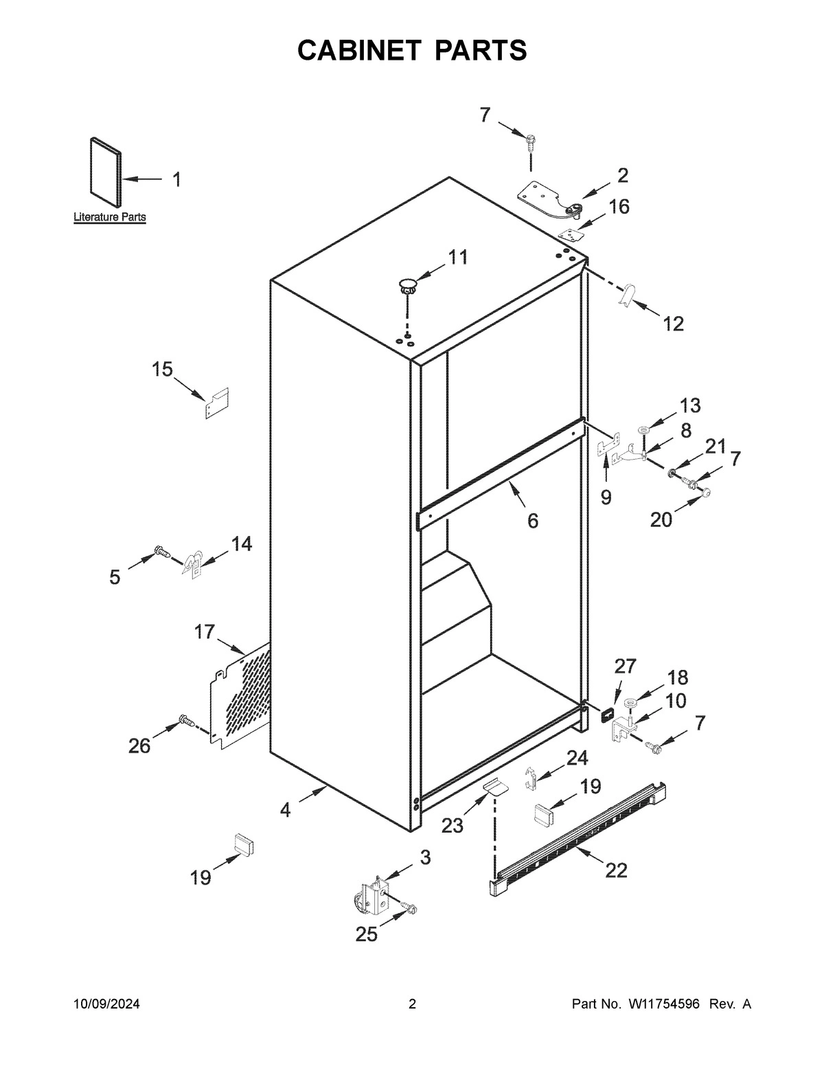 02 - CABINET PARTS