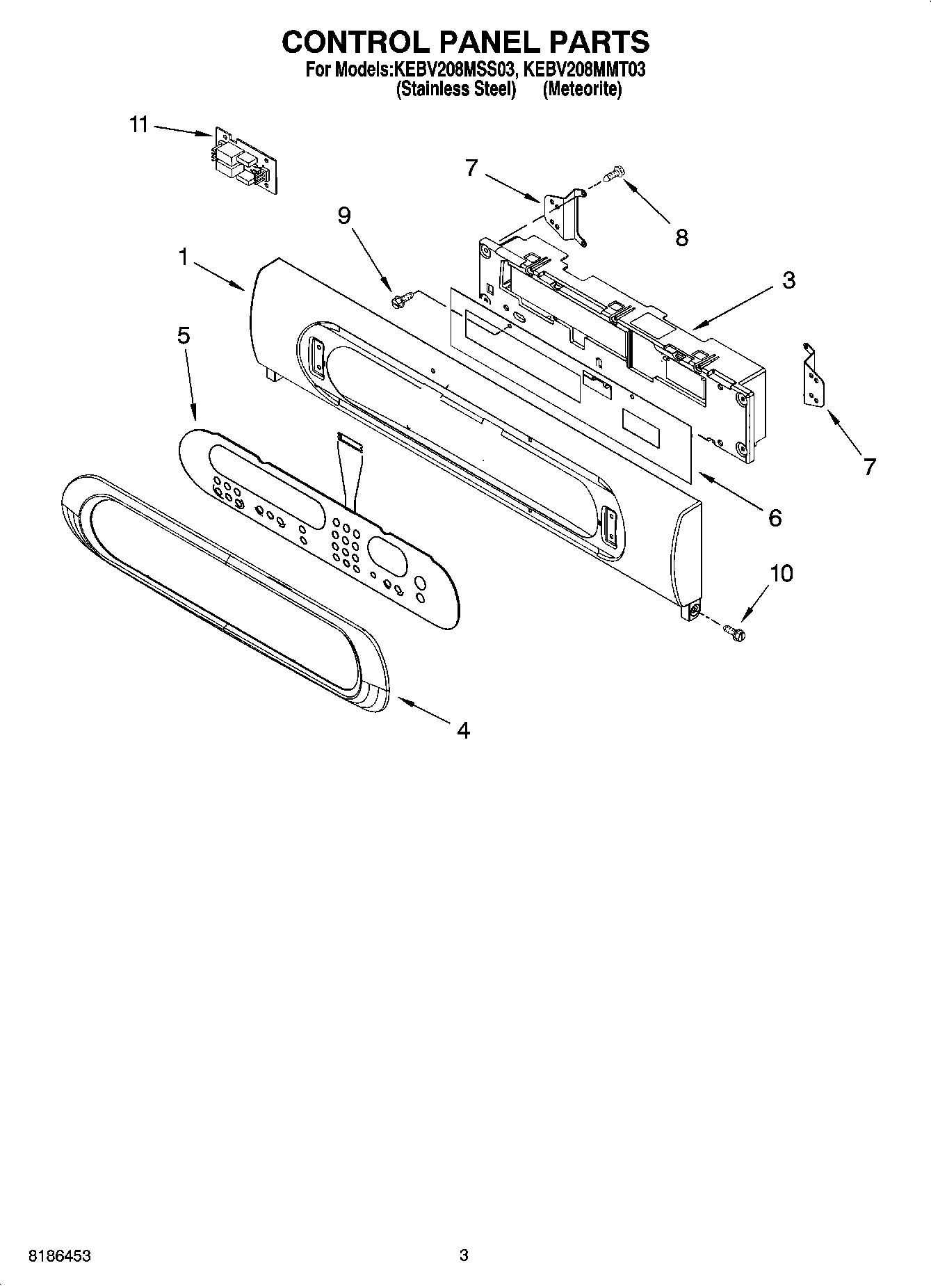 02 - CONTROL PANEL PARTS