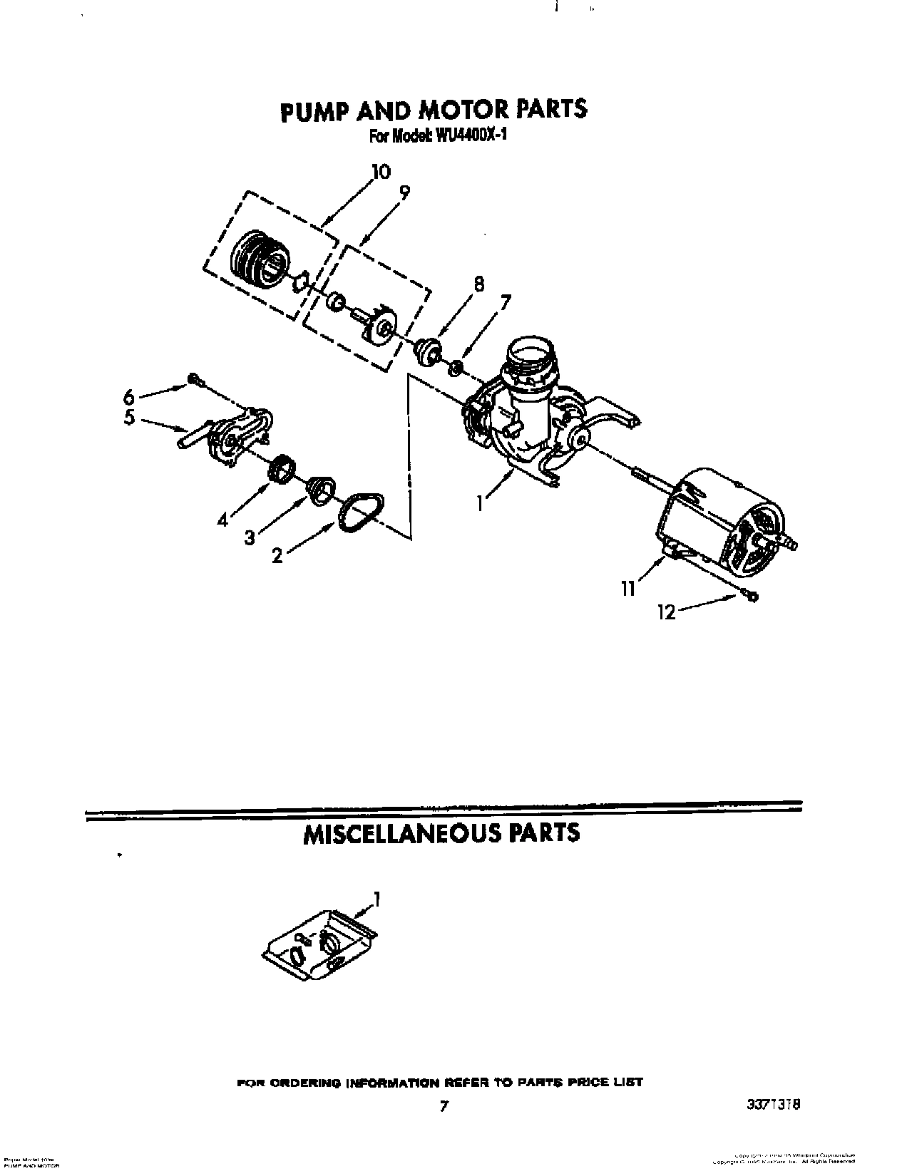 06 - PUMP AND MOTOR, MISCELLANEOUS