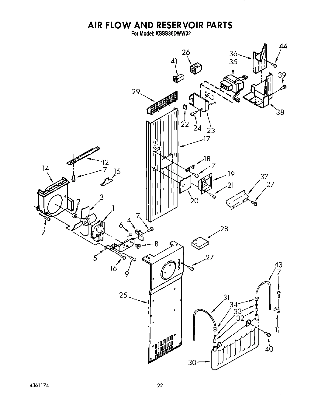 15 - AIR FLOW AND RESERVOIR