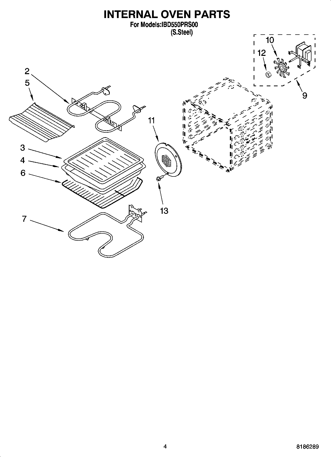 03 - INTERNAL OVEN PARTS