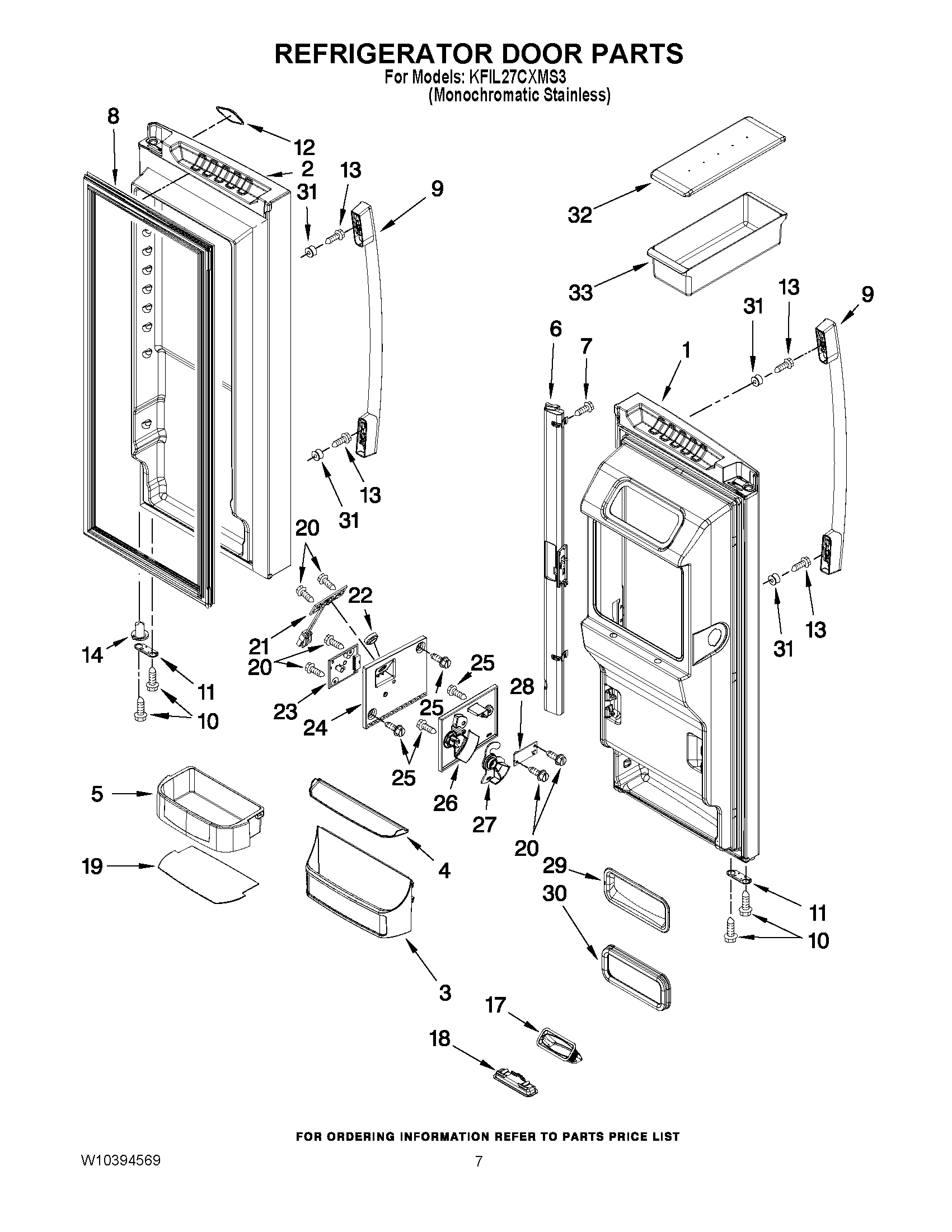 04 - REFRIGERATOR DOOR PARTS
