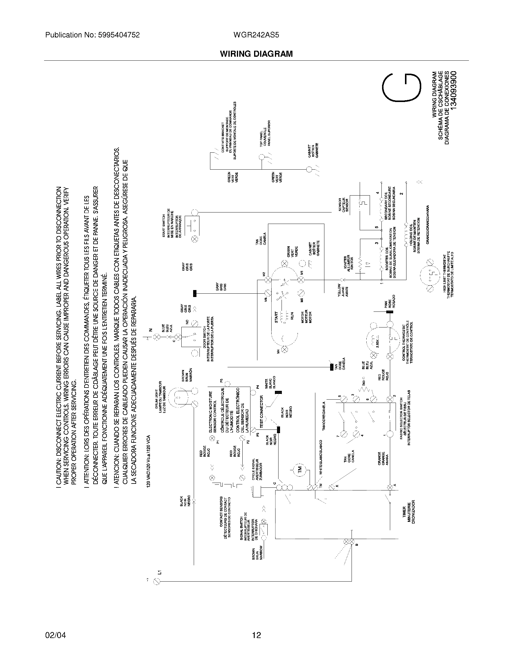 12 - WIRING DIAGRAM