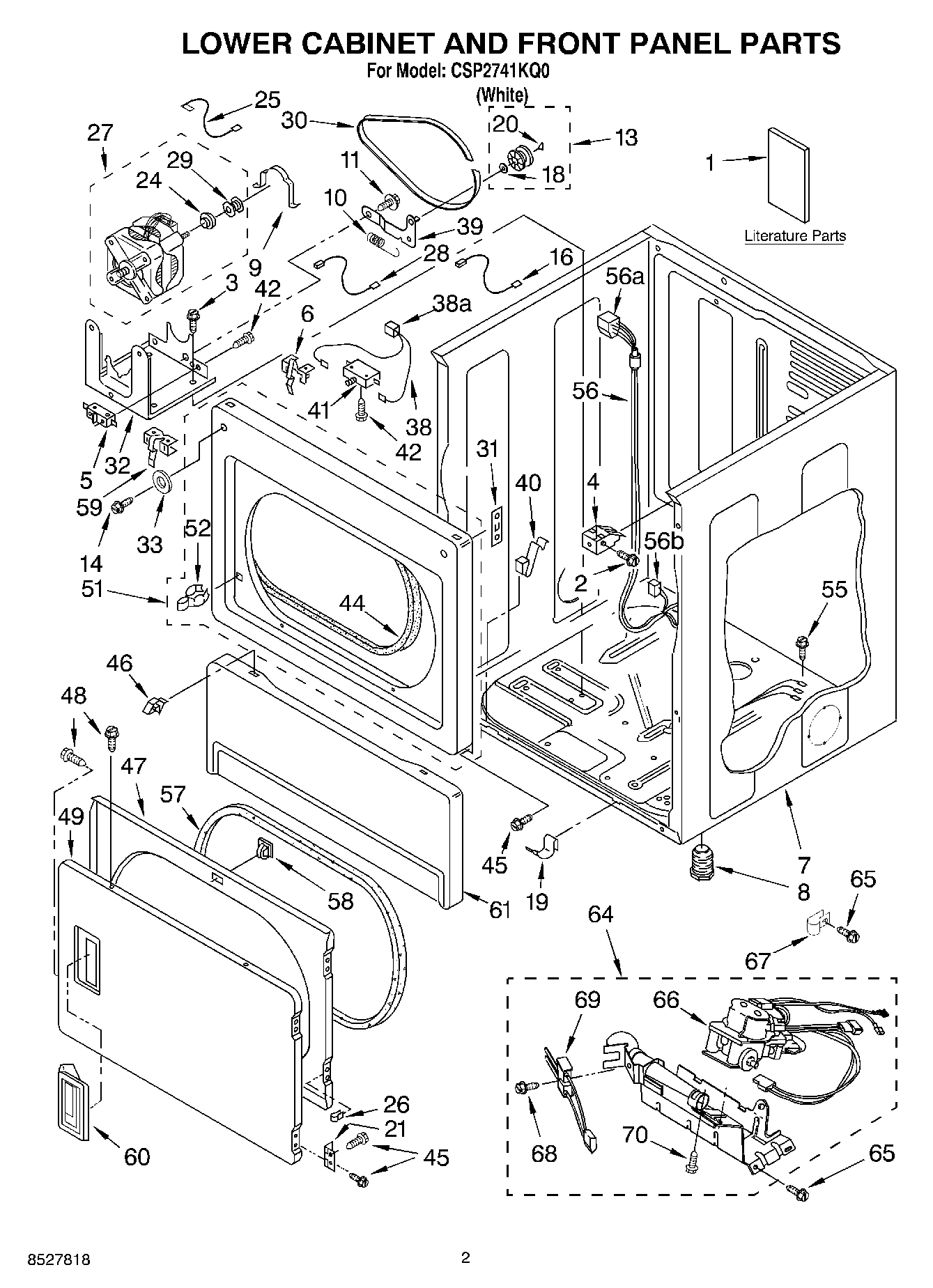 02 - LOWER CABINET AND FRONT PANEL, LITE