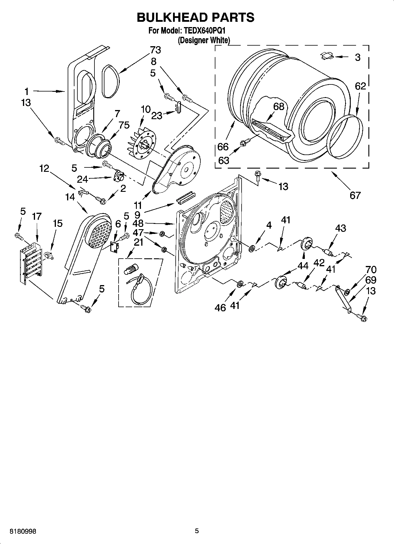 03 - BULKHEAD PARTS, OPTIONAL PARTS (NOT INCLUDED)