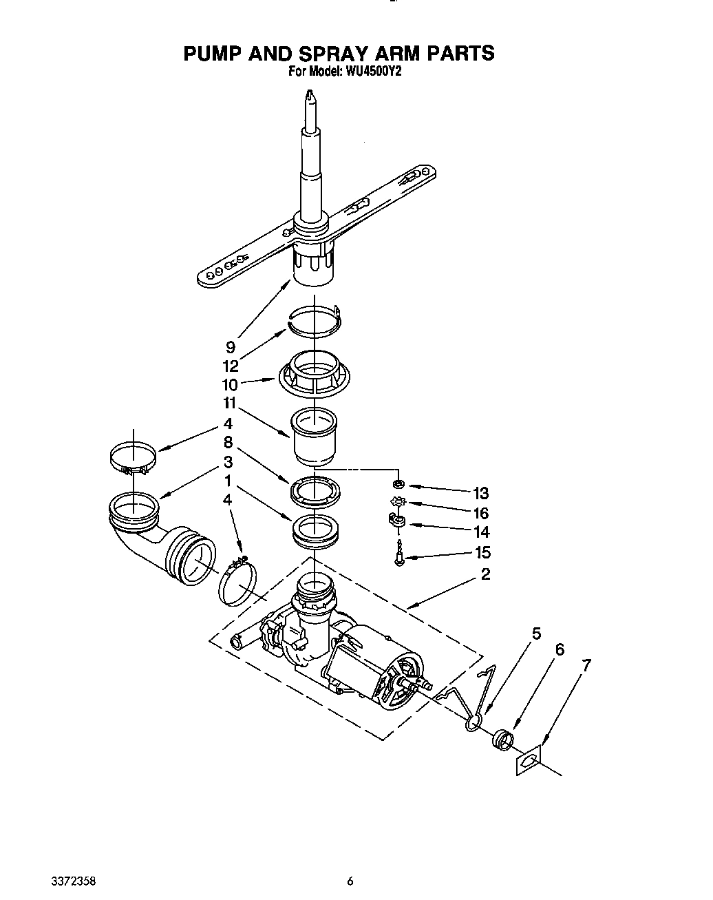 05 - PUMP AND SPRAY ARM