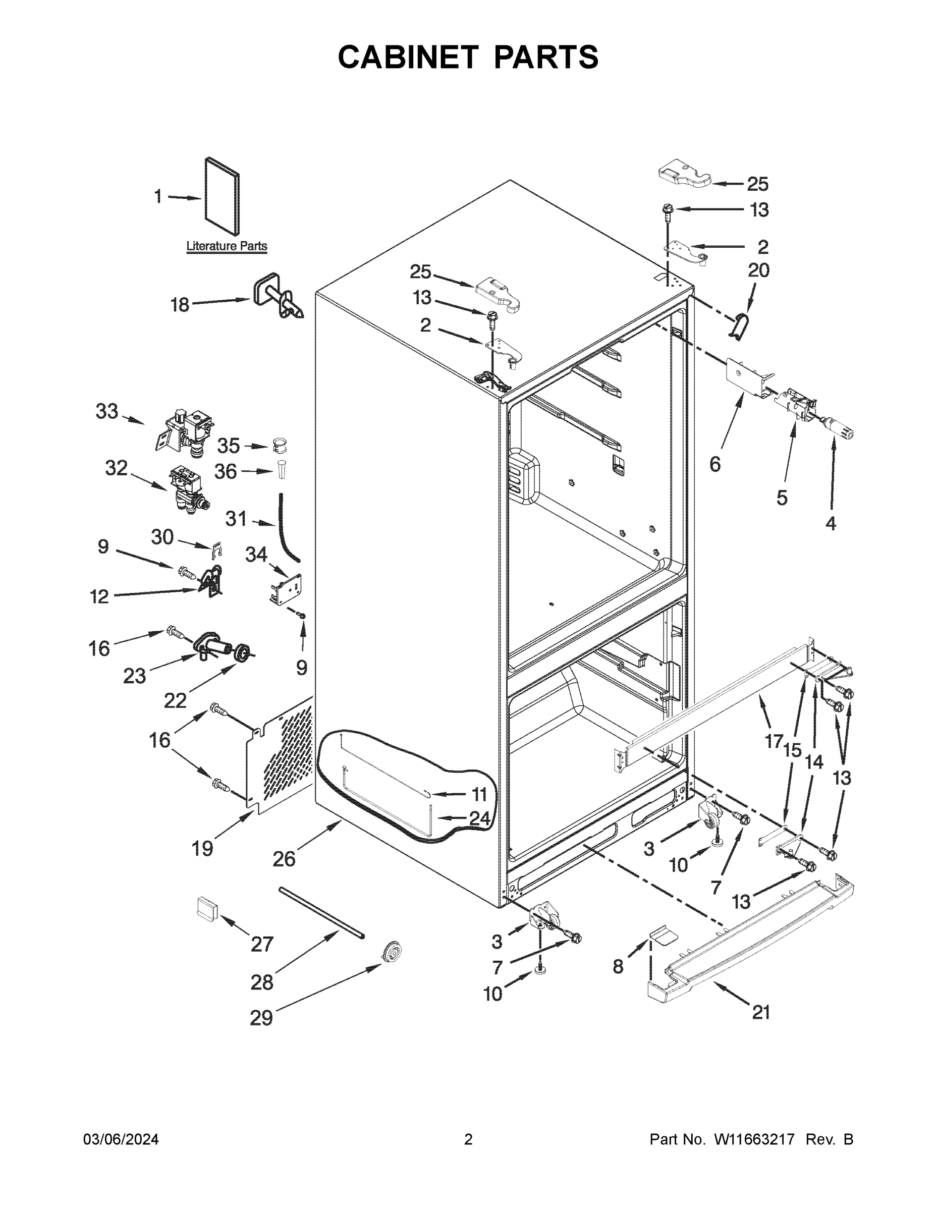 02 - CABINET PARTS