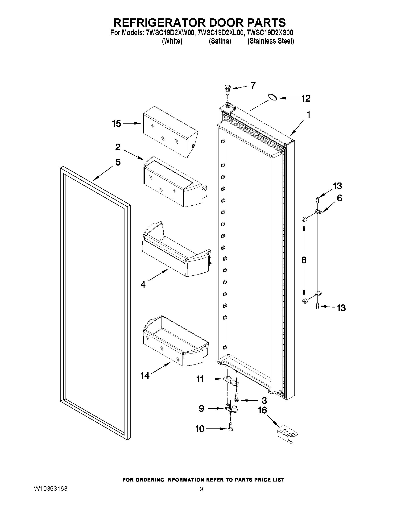 06 - REFRIGERATOR DOOR PARTS