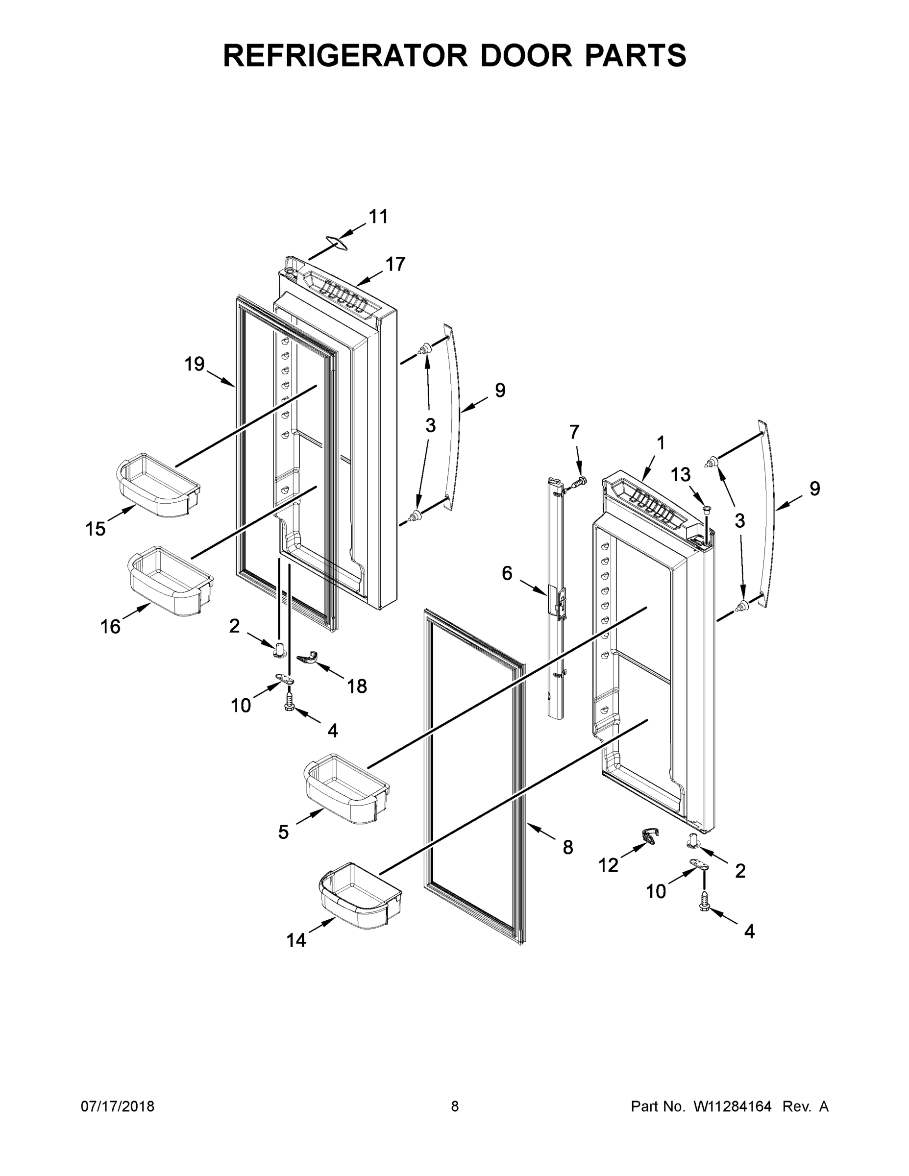 05 - REFRIGERATOR DOOR PARTS