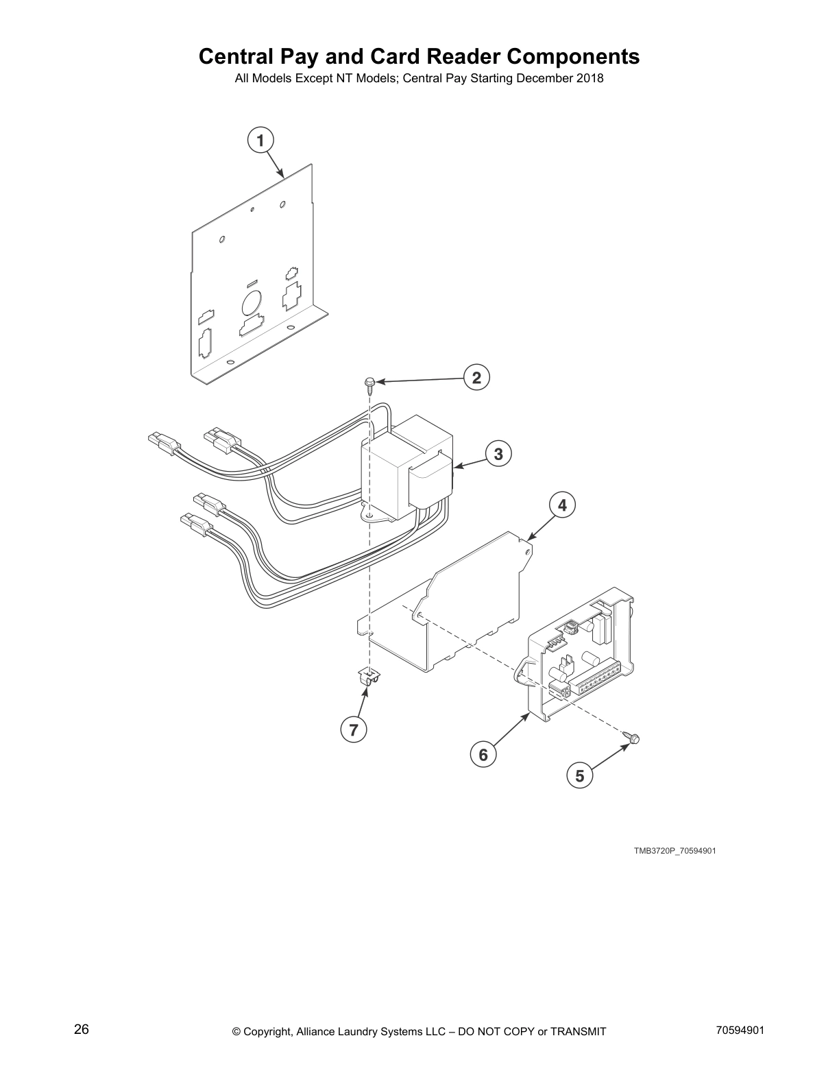 Central Pay and Card Reader Components