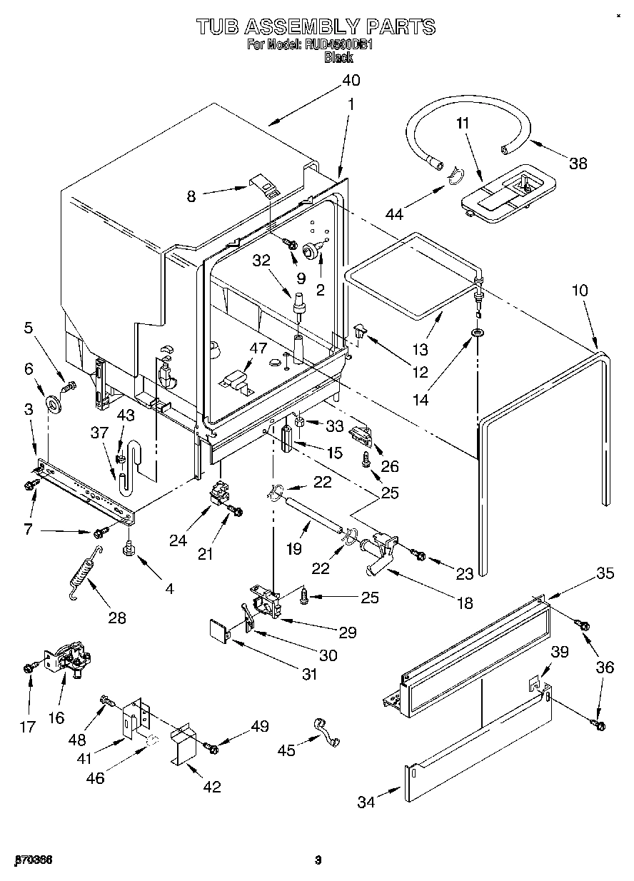 03 - TUB ASSEMBLY