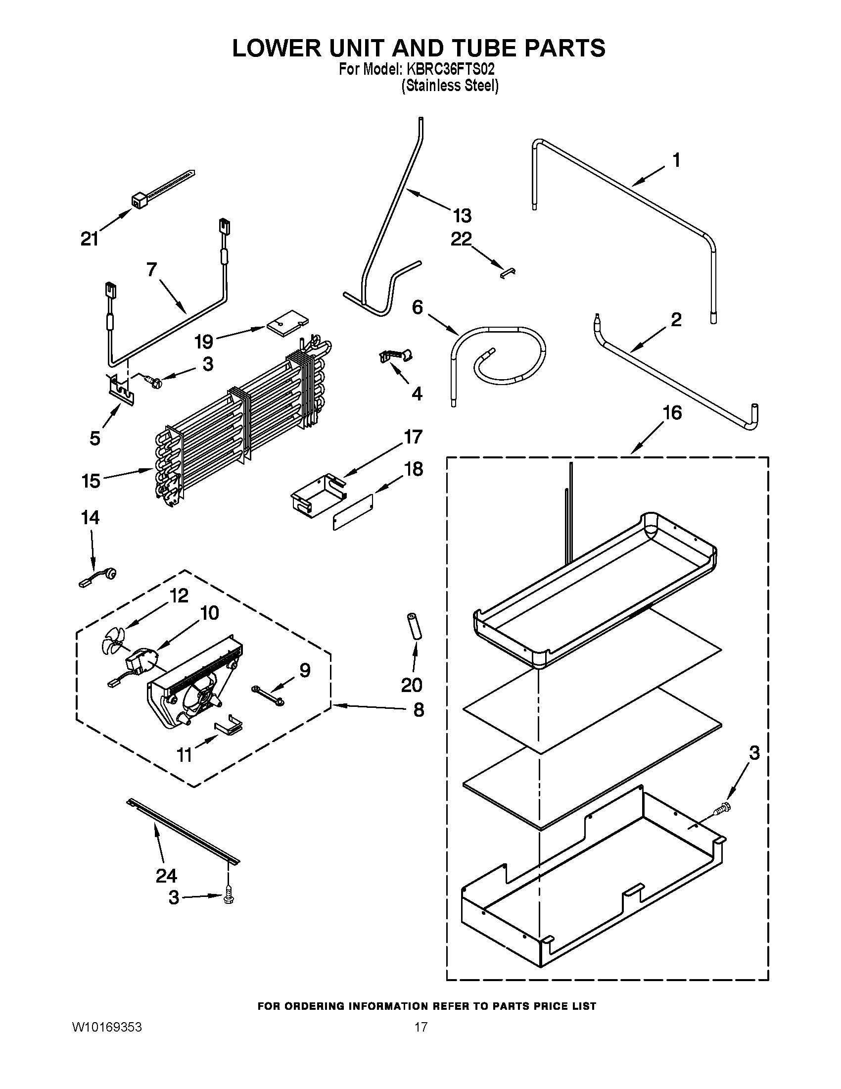 10 - LOWER UNIT AND TUBE PARTS