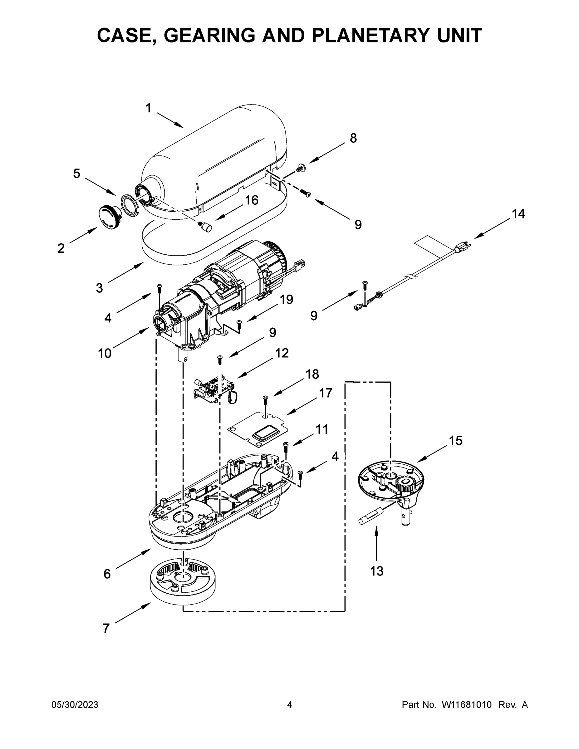 03 - CASE, GEARING AND PLANETARY UNIT