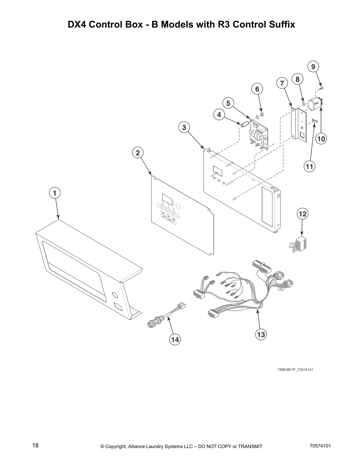 DX4 Control Box - B Models with R3 Control Suffix
