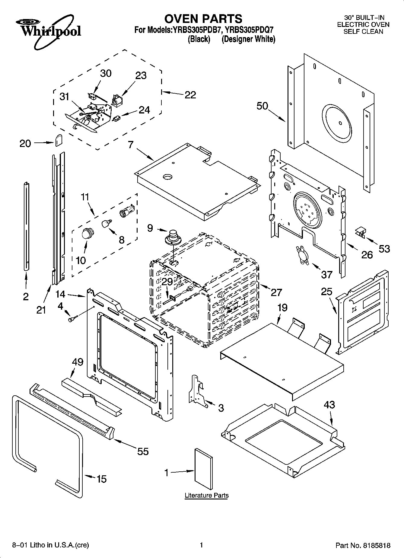01 - OVEN PARTS