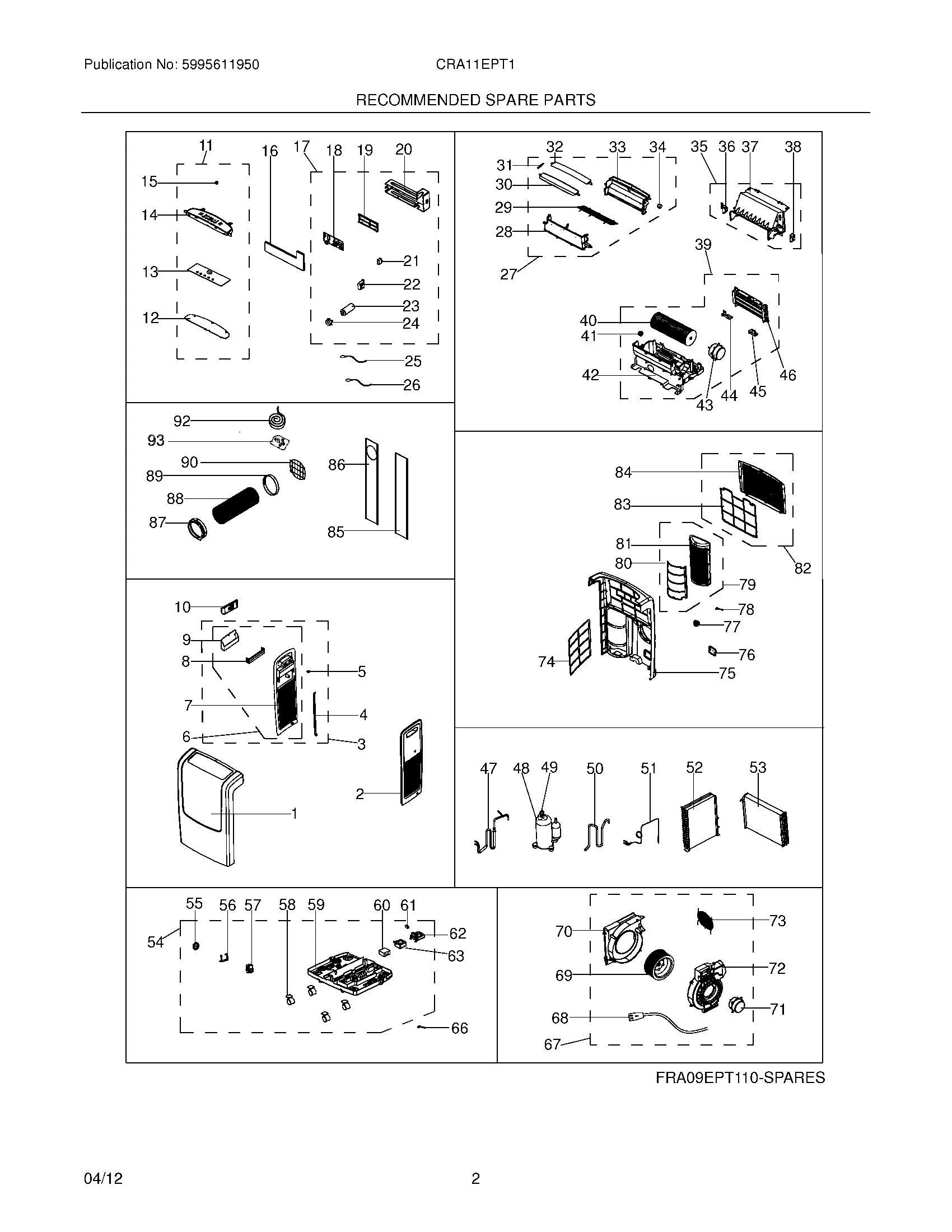 03 - RECOMMENDED SPARE PARTS
