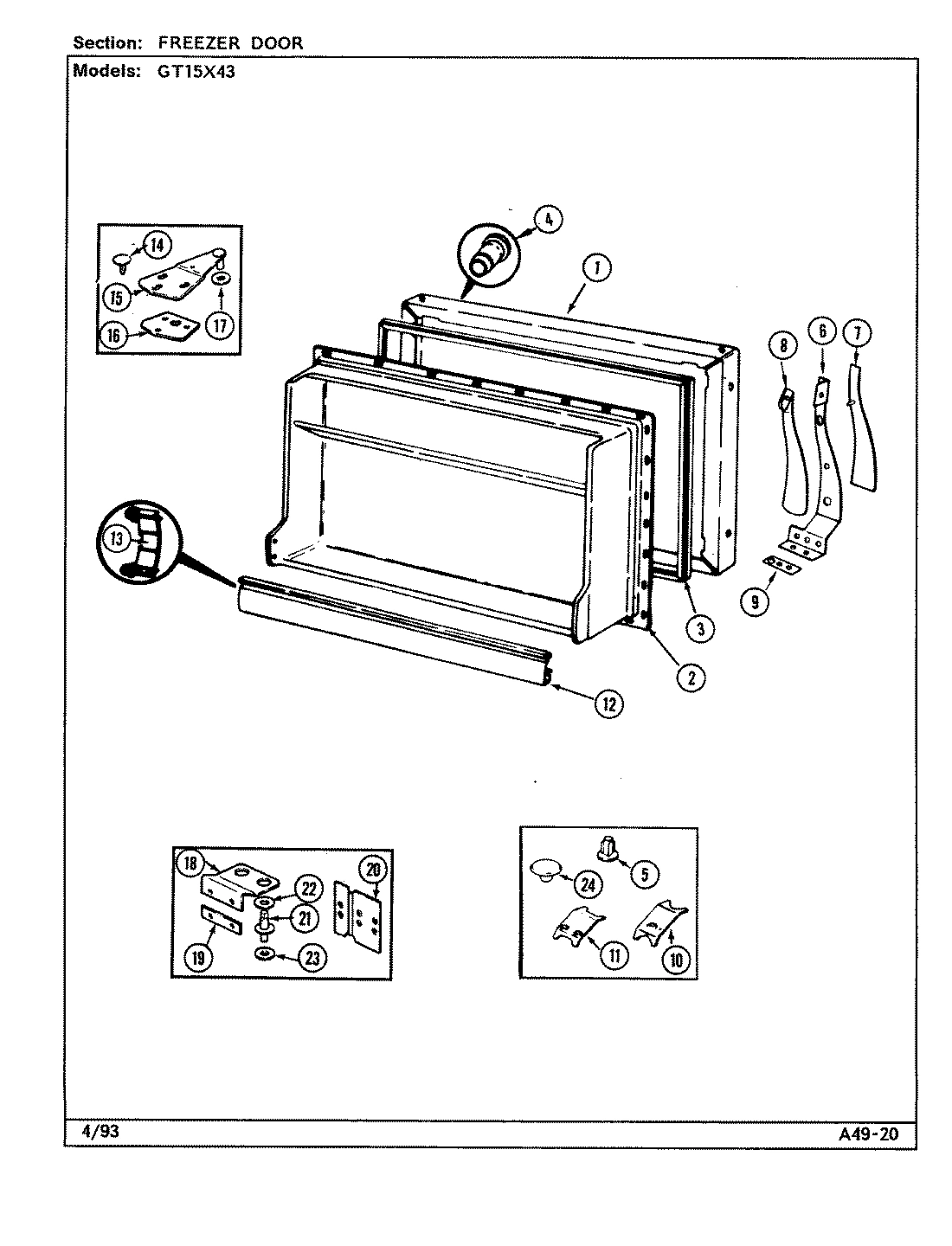 02 - FREEZER DOOR