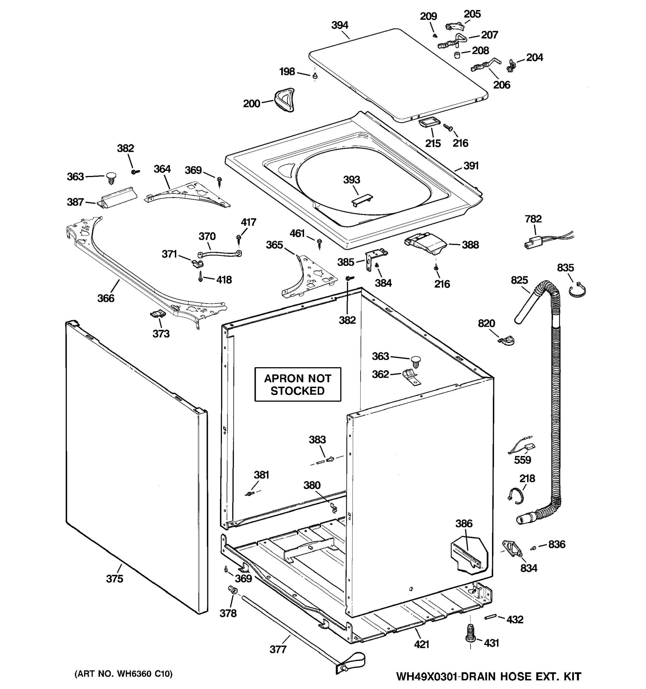 CABINET, COVER & FRONT PANEL