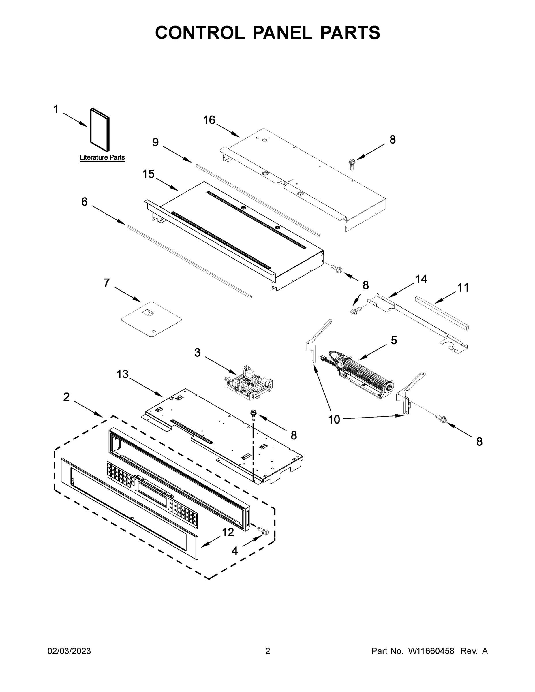 02 - CONTROL PANEL PARTS