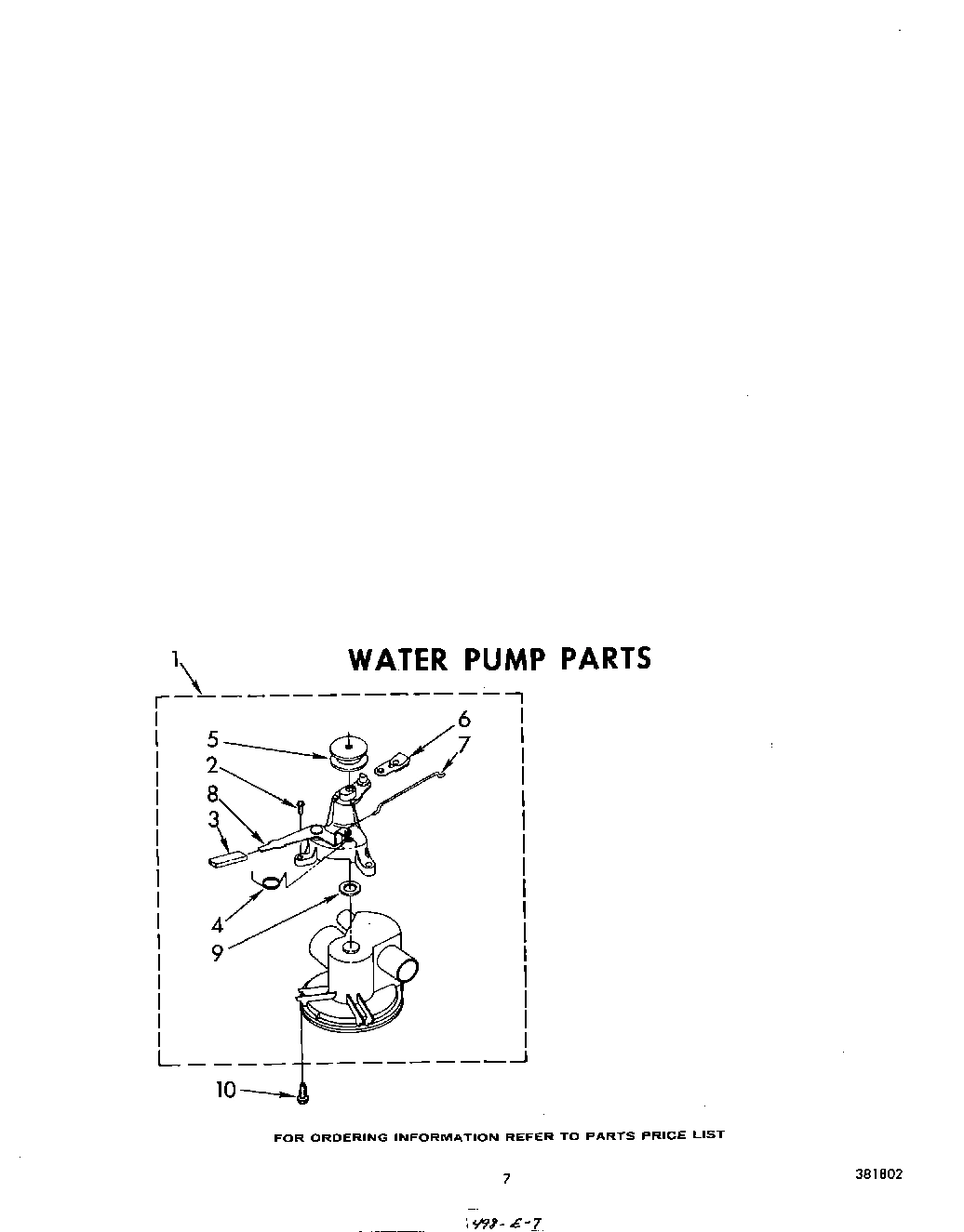 05 - WATER PUMP , LIT/OPTIONAL